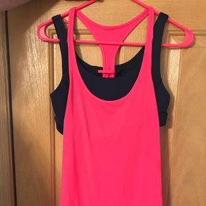 Lululemon Tank top with connected bra